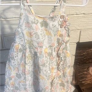 Floral Sundress with Button Detail